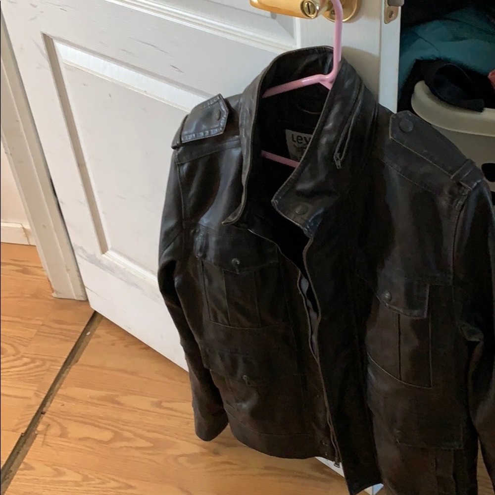 Leather jacket